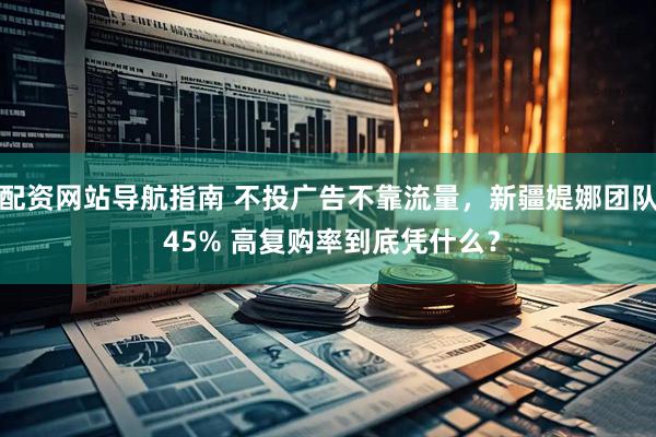 配资网站导航指南 不投广告不靠流量，新疆媞娜团队 45% 高复购率到底凭什么？